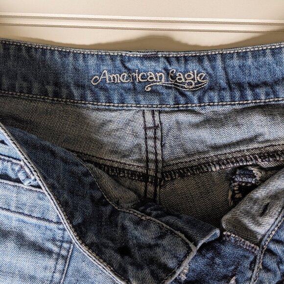 Vintage Y2K American Eagle Low Rise Denim Shorts - Picture 10 of 12